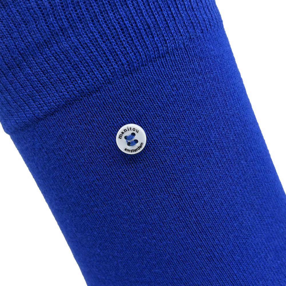 Unisex Baumwollsocken königsblau – Bild 2