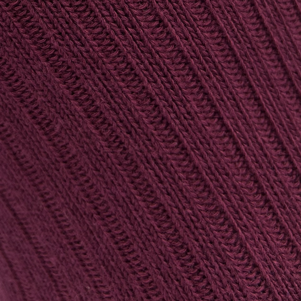 Unisex Ripp-Streifensocken bordeauxrot – Bild 3
