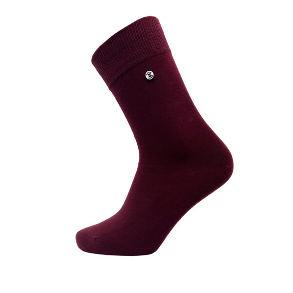 Unisex Baumwollsocken dunkelrot