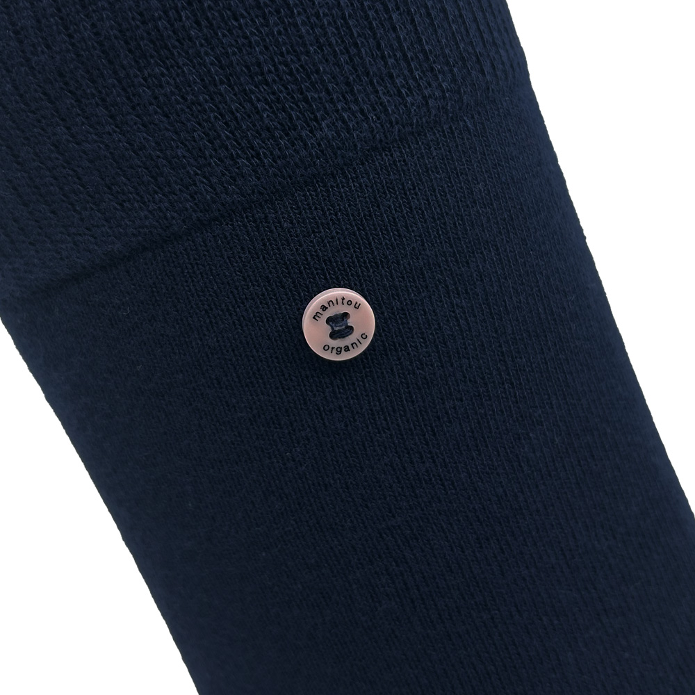 Unisex Socken aus Bio-Baumwolle dunkelblau – Bild 2