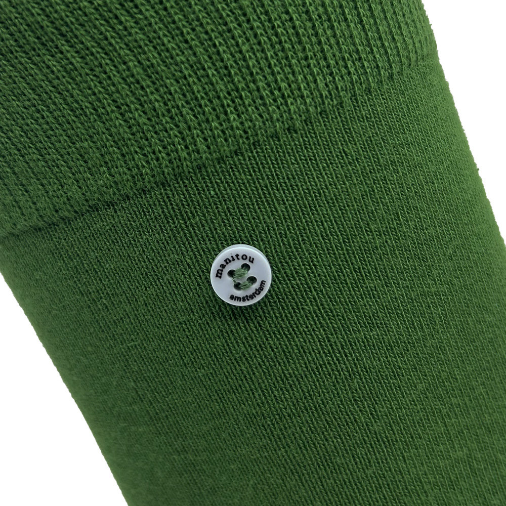 Unisex Baumwollsocken grün – Bild 2