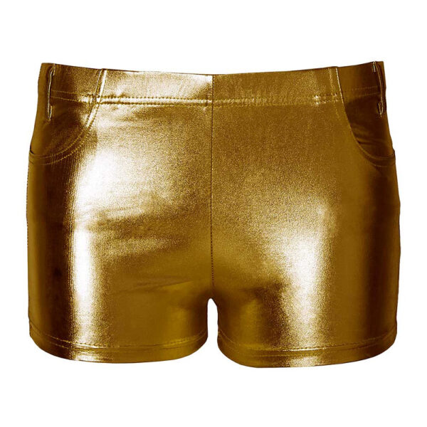 Damen Party Hotpants Latex-Look
