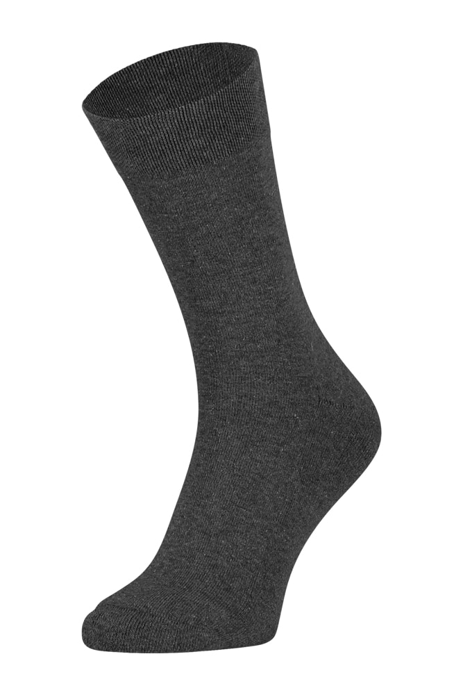 Heren sokken van katoen met badstofzool-antraciet