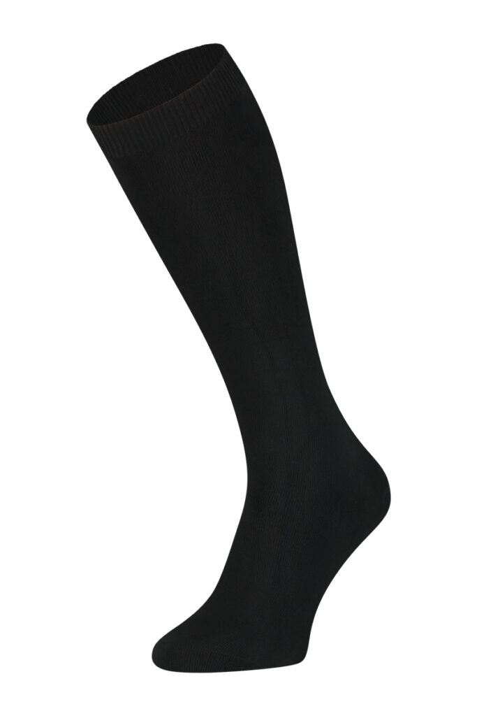 Kniekousen van katoen - 2 paar-5200-black