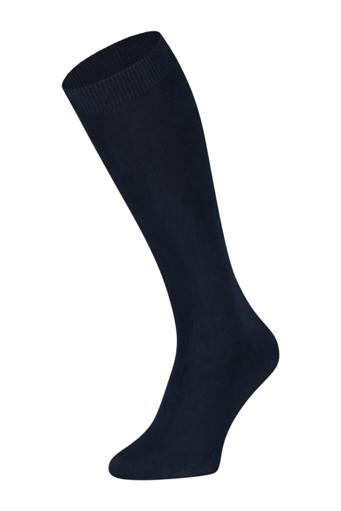 Kniekousen van katoen - 2 paar-5200-marine