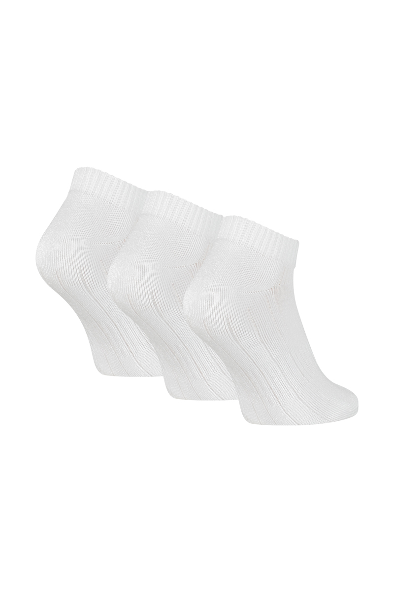 Kurze Sportsocken aus Baumwolle – 3 Paar