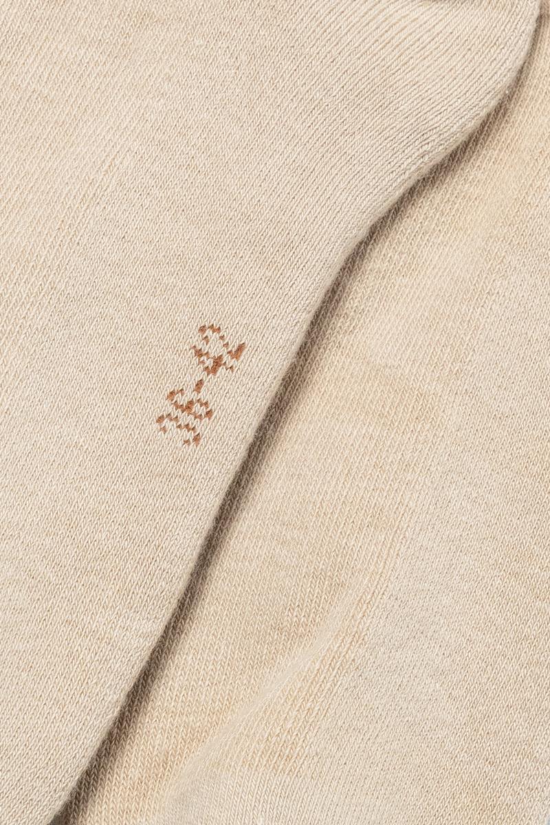 Sneaker-Socken aus Baumwolle mit Frotteesohle – 3 Paar