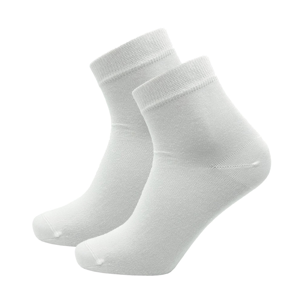 Sokken-Online-10cel-quarter-sokken-wit-2-paar