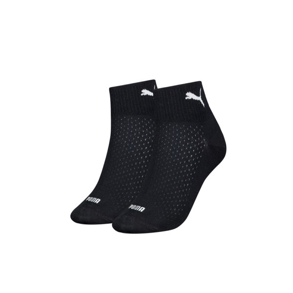 Damen Quarter Socken mit Logo – 2er-Pack