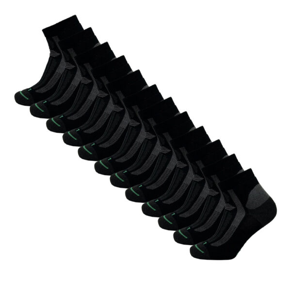 Quarter Arbeitssocken aus Tencel – 12 Paar