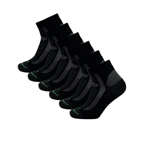 Quarter-Arbeitssocken aus Tencel – 6 Paar